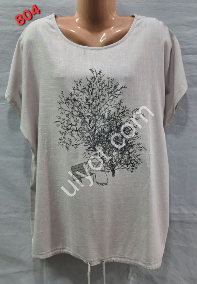 ФУТБОЛКА (ONESIZE 50-58) СВ.БЕЖ 804