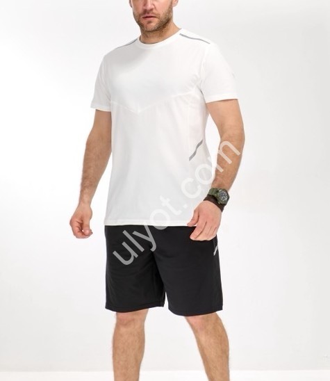 КОСТЮМ AUDSA (M-3XL) БЕЛЫЙ+ЧЕРНЫЙ A184