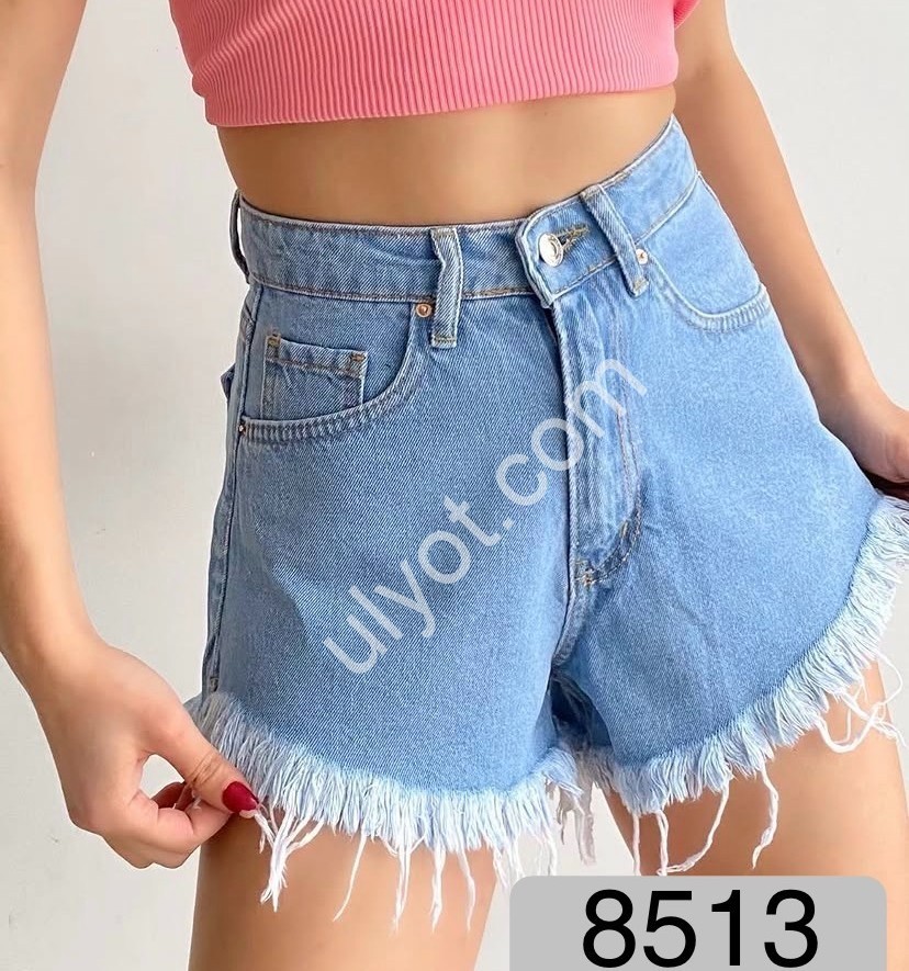ШОРТЫ TOP SHOP (25-30) ГОЛУБОЙ 8513