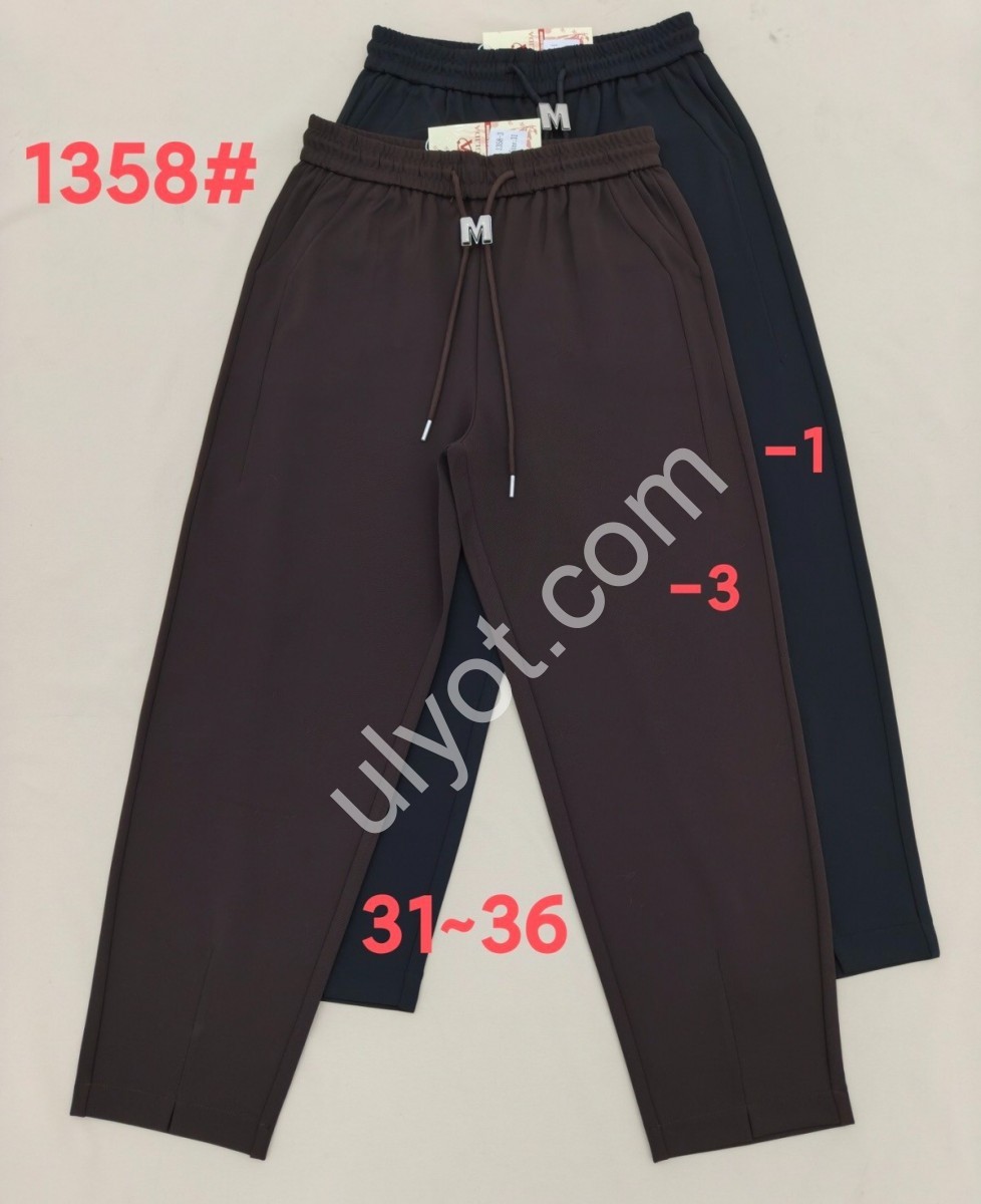 БРЮКИ (31-36) ЧЕРНЫЙ 1358-1