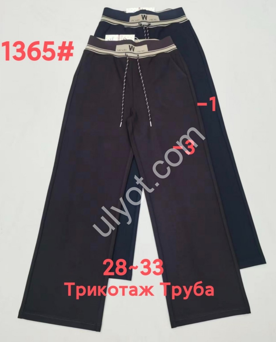 БРЮКИ (28-33) ЧЕРНЫЙ 1365-1