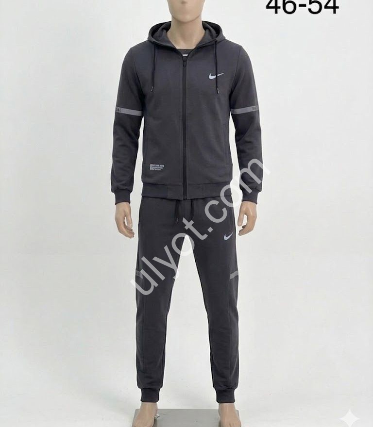 СПОРТ.КОСТЮМ N02 (46-54) МАНЖЕТ Т.СЕРЫЙ 