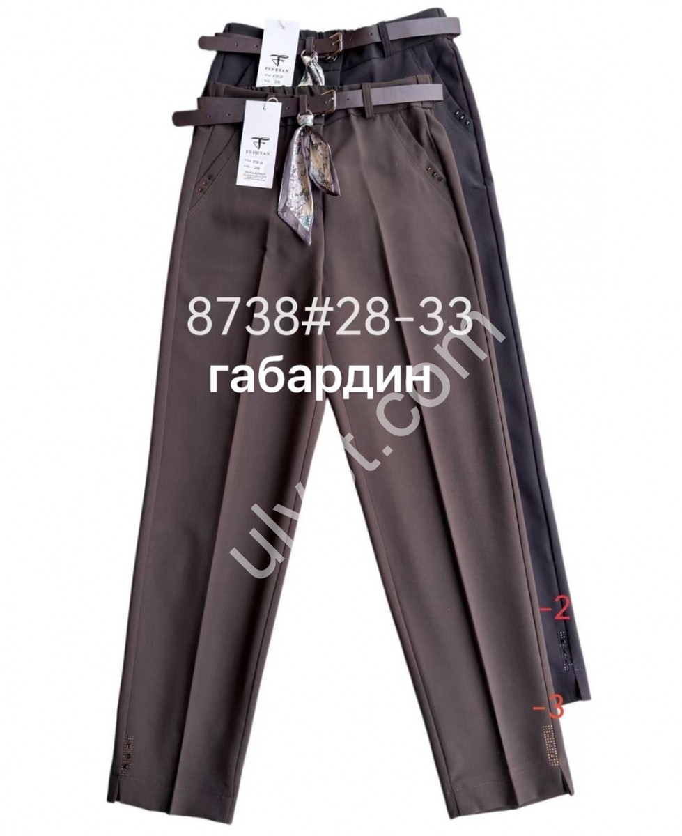 БРЮКИ (28-33) ЧЕРНЫЙ 8738-2