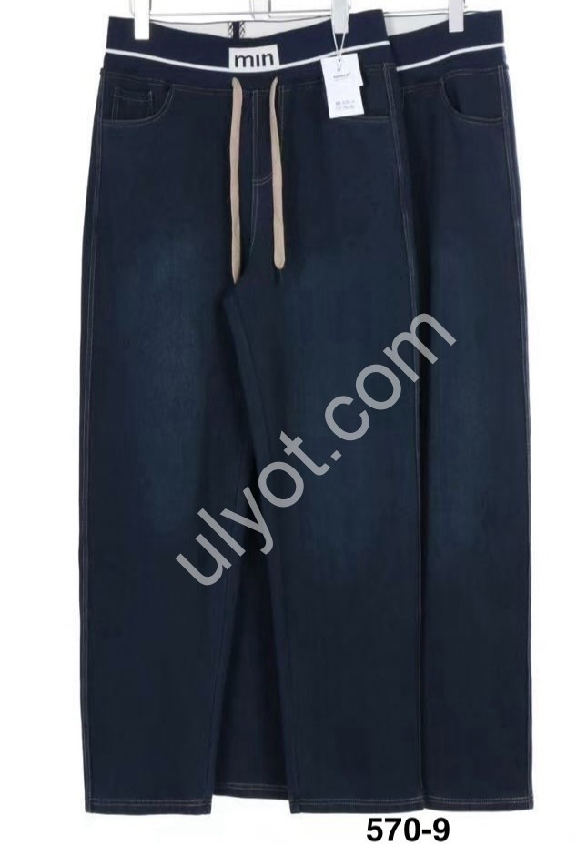 ШТАНЫ (L-4XL) Т.СИНИЙ 570-9