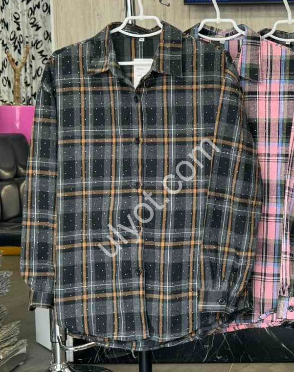 Сорочка JJF (XL-4XL) КАМЕНІ РОЖОВИЙ 9931