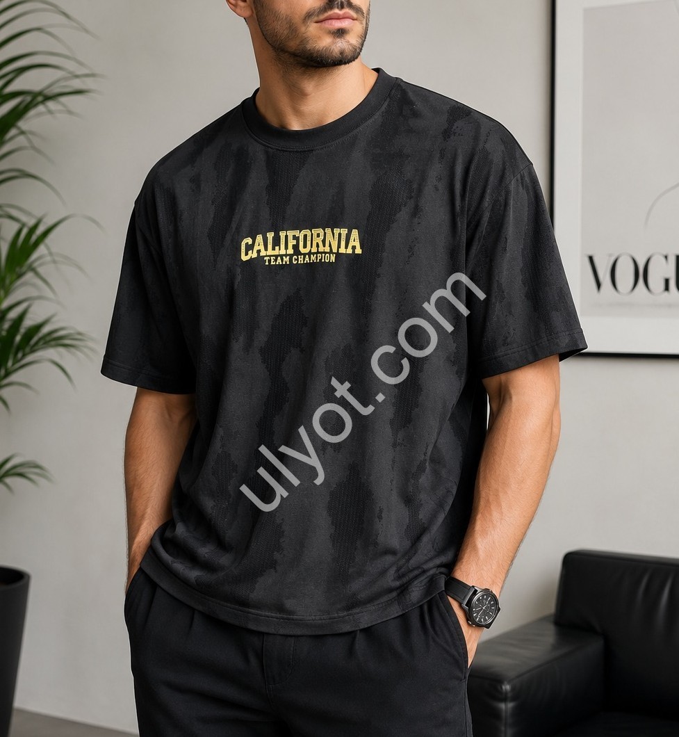ФУТБОЛКА (XL-4XL) ЧЕРНЫЙ 178