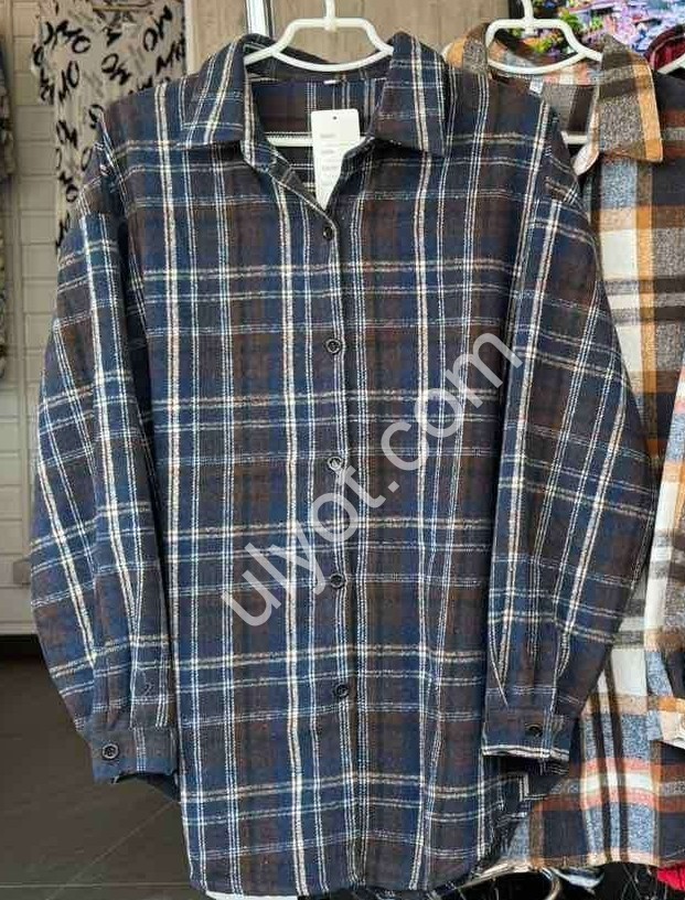 Сорочка JJF (3XL-6XL) БІЛИЙ+ЧОРНИЙ 7765