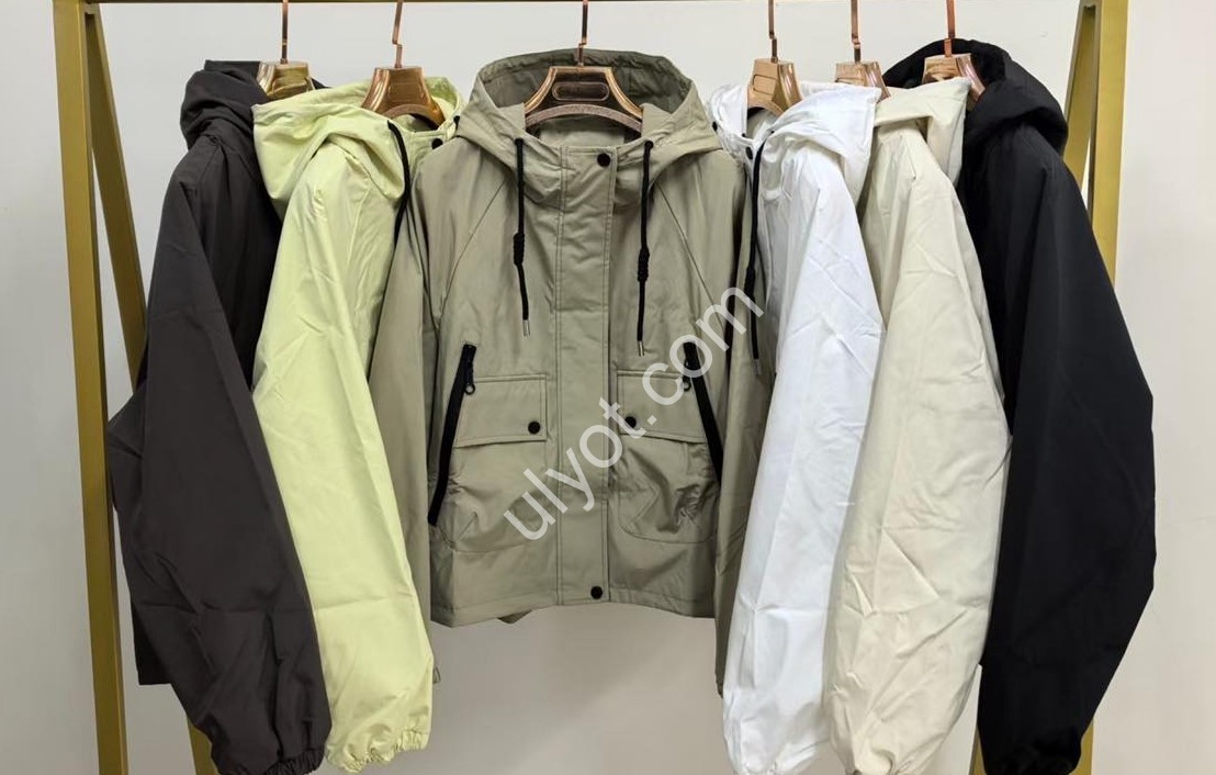 КУРТКА (M-XL) СЕРЫЙ AG819