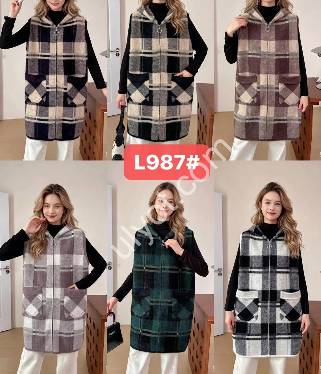 ЖИЛЕТКА (ONE SIZE 58-62) МІКС 987