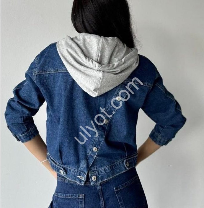 КУРТКА ДЖИНСОВАЯ TOP SHOP (S-L) Т.СИНИЙ 3473