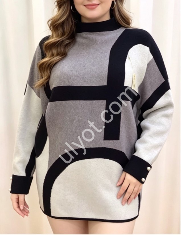 СВІТЕР (ONE SIZE 48-54) МІКС 3089
