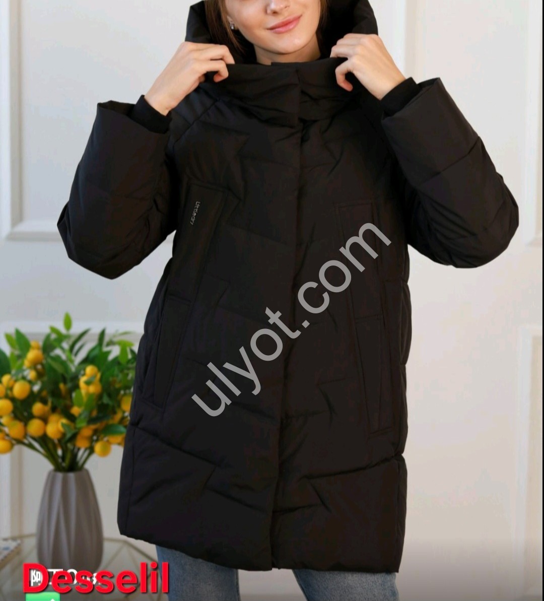 КУРТКА DESSELIL (S-2XL) ЧЕРНЫЙ 852
