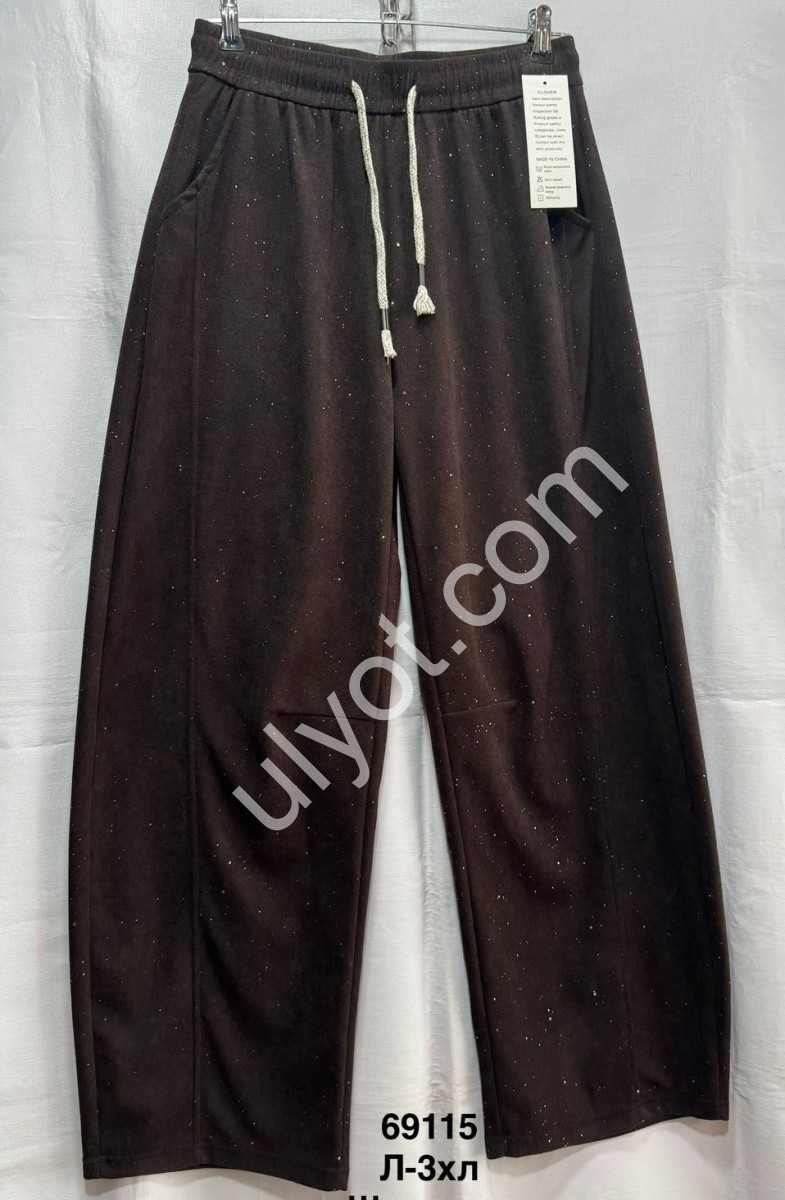 ШТАНИ (L-3XL) ШОКОЛАД 69115