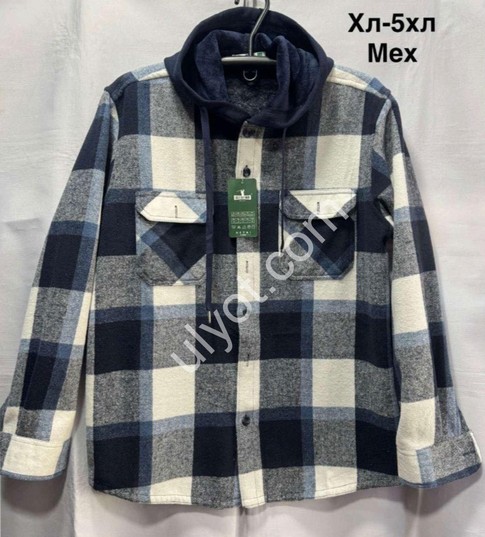 СОРОЧКА (XL-5XL) ФЛІС МІКС 683