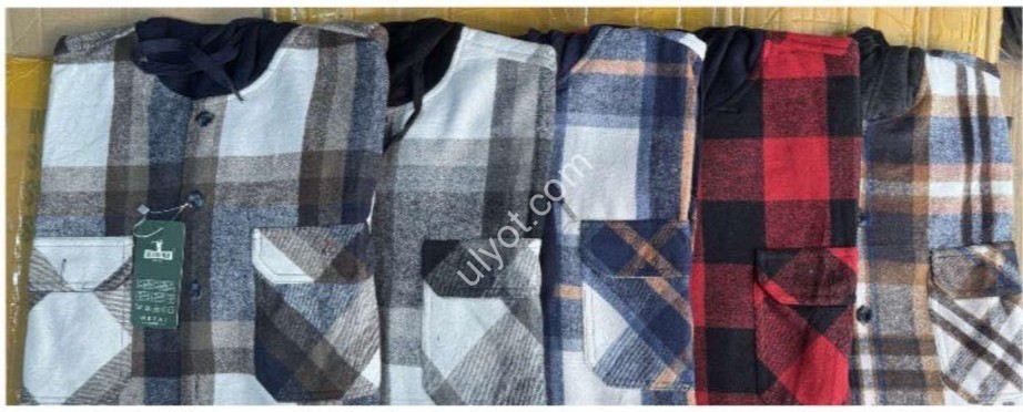 СОРОЧКА (XL-5XL) ФЛІС МІКС 683