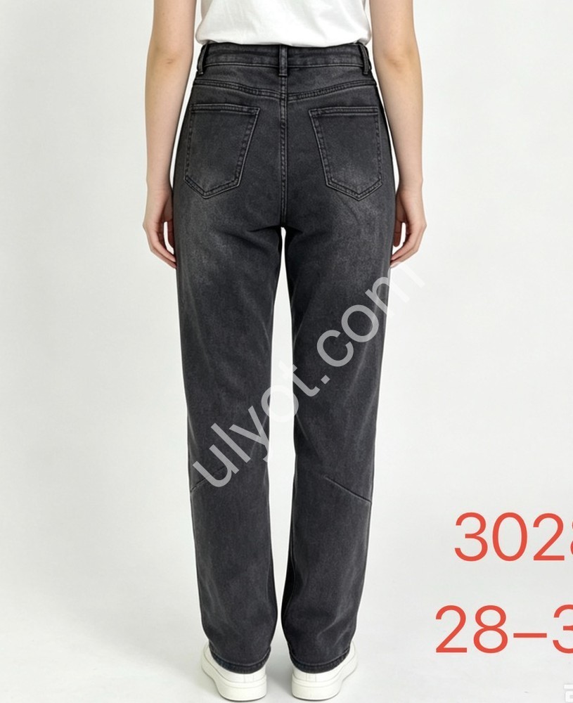 ДЖИНСЫ PRETTY BABY (28-33) Т.СЕРЫЙ 3028