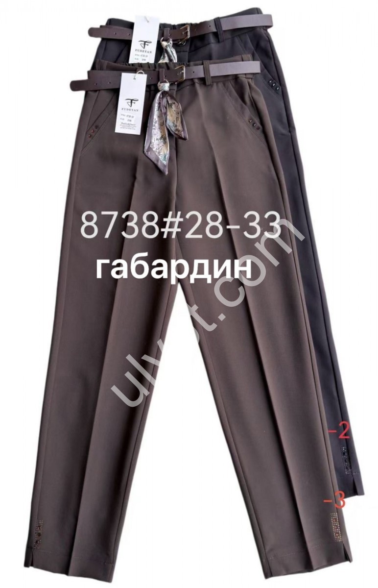 БРЮКИ (28-33) ЧЕРНЫЙ 8738-2