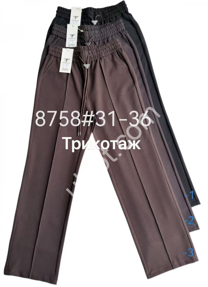 БРЮКИ (31-36) ЧЕРНЫЙ 8758-1