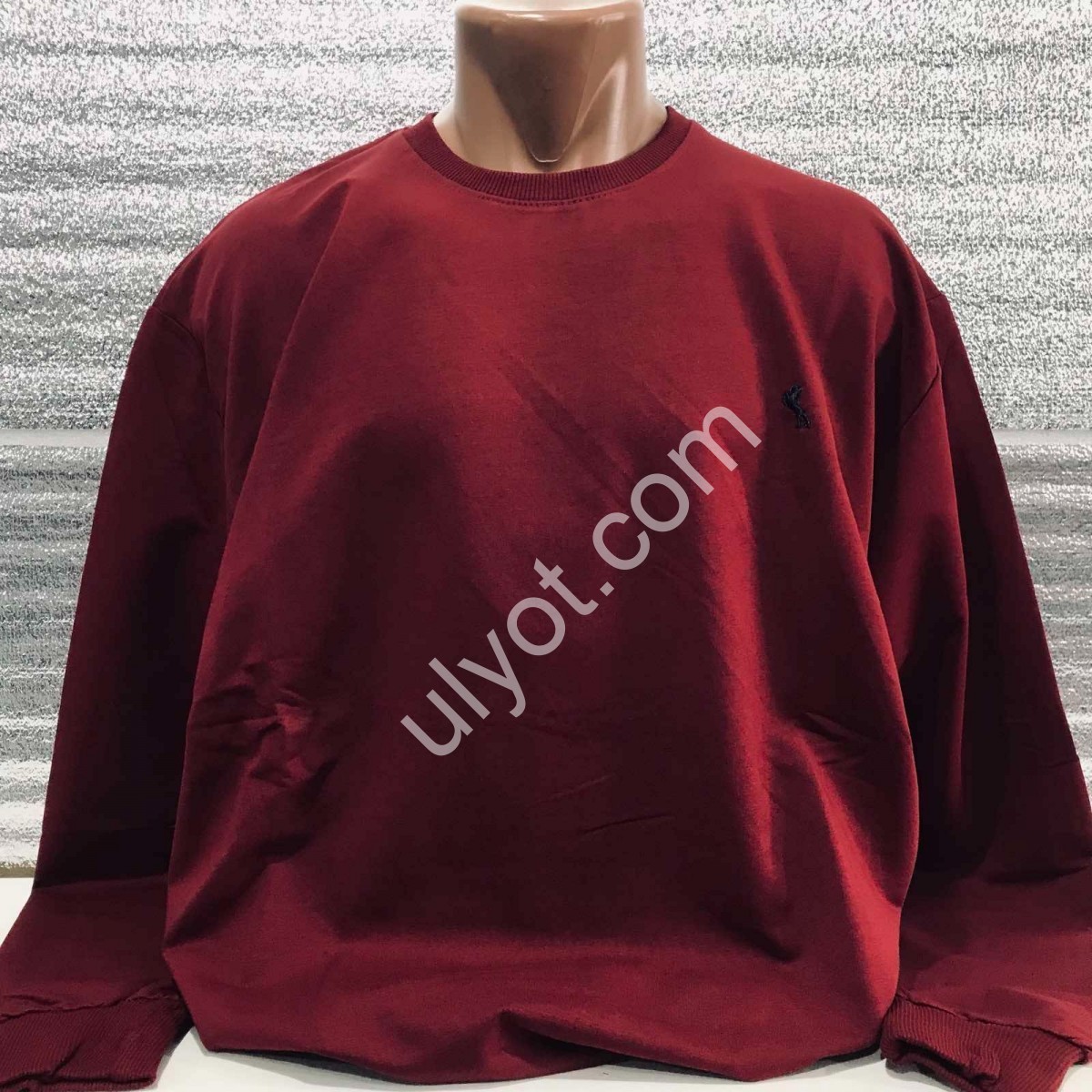 СВИТШОТ ELVIS (4XL-8XL) БОРДО 