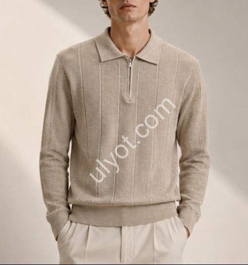 СВИТЕР (XL-5XL) ЗЕЛЕНЫЙ 12005