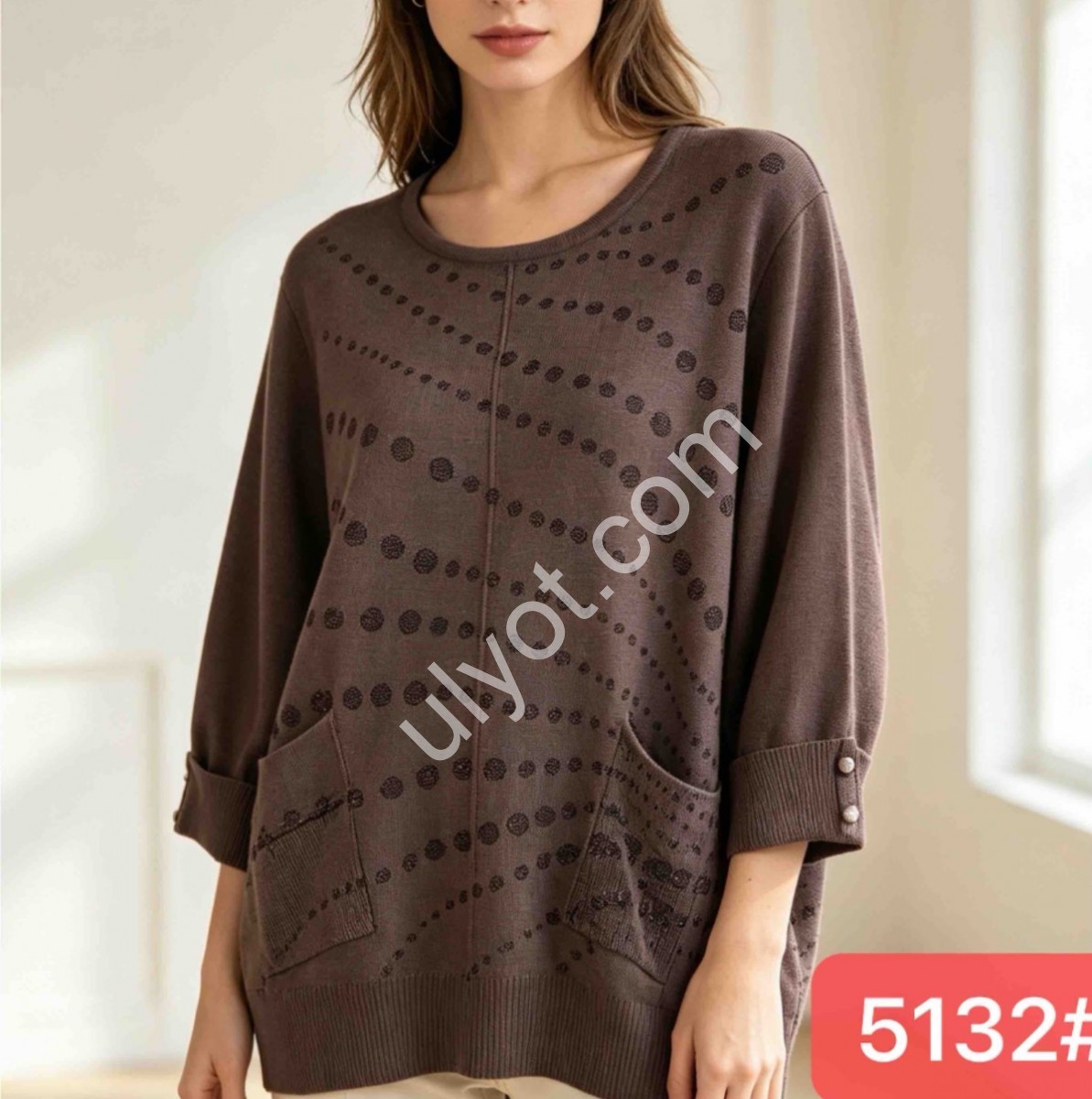 СВИТЕР (ONE SIZE 54-56) МИКС 5132