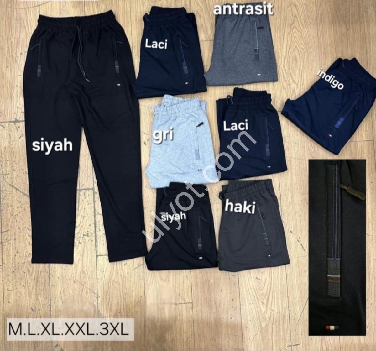 СПОРТ. ШТАНЫ (M-3XL) ИНДИГО 6460