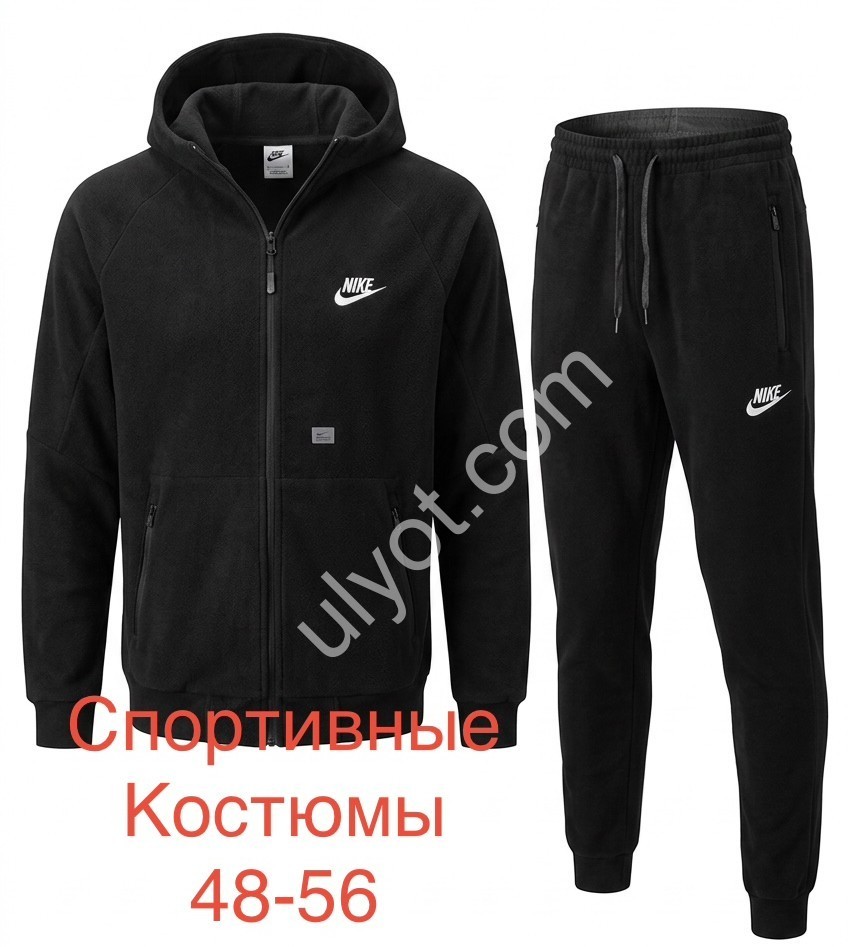 СПОРТ.КОСТЮМ N02 (48-56) МАНЖЕТ ЧОРНИЙ