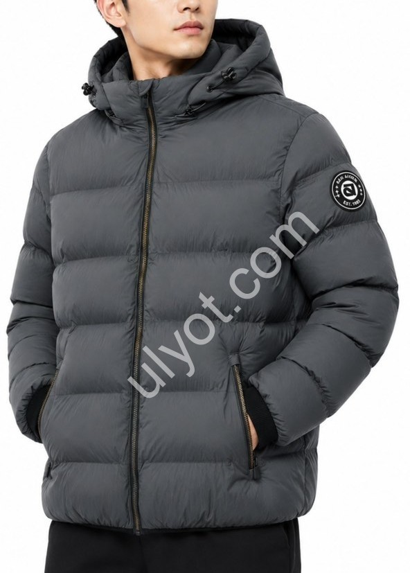 КУРТКА AUDSA (M-3XL) Т.СЕРЫЙ 76538-2