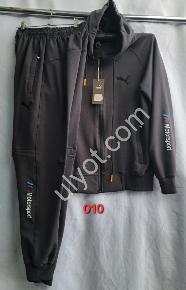 СПОРТ.КОСТЮМ P15 (48-58) МАНЖЕТ ЧЕРНЫЙ 010