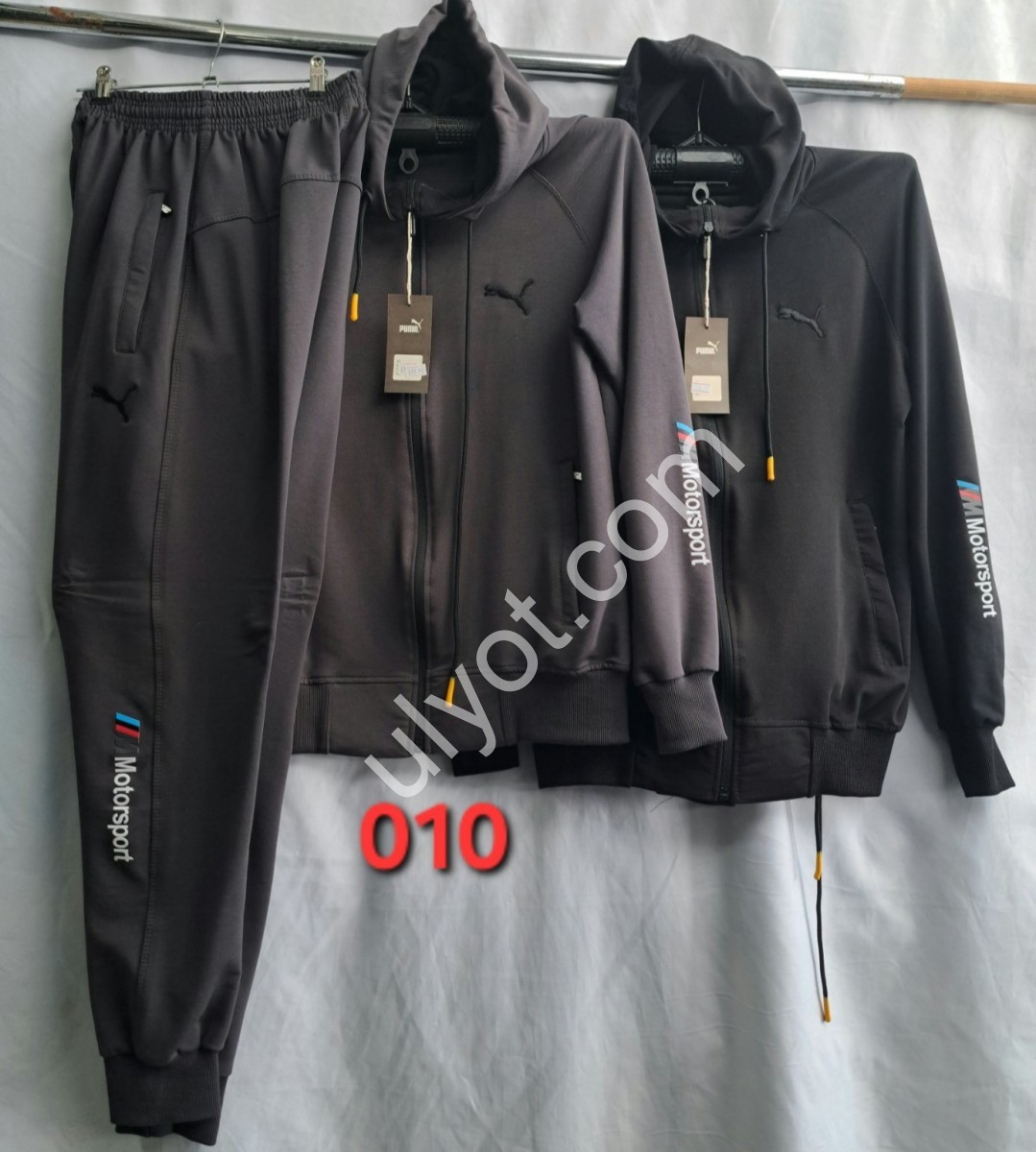 СПОРТ.КОСТЮМ P15 (48-58) МАНЖЕТ ЧЕРНЫЙ 010