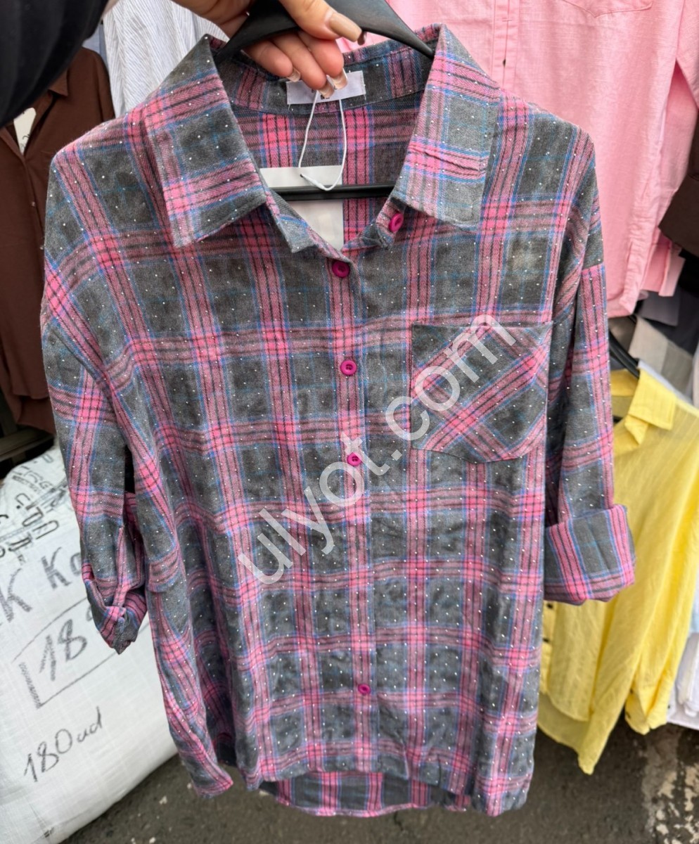 РУБАШКА (ONE SIZE) КАМНИ МИКС R2327