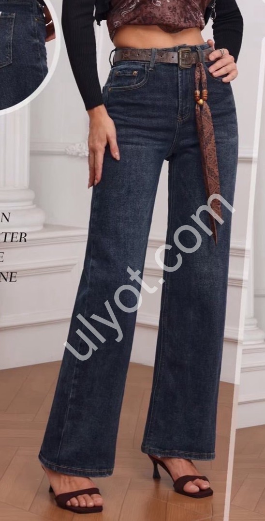 ДЖИНСИ M.SARA (XS-XL) Т.СИНІЙ 5128