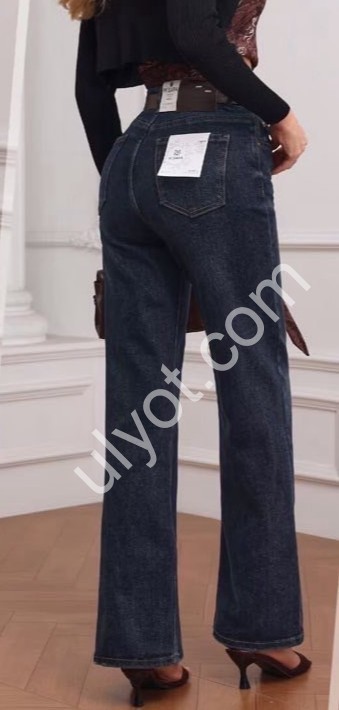 ДЖИНСИ M.SARA (XS-XL) Т.СИНІЙ 5128