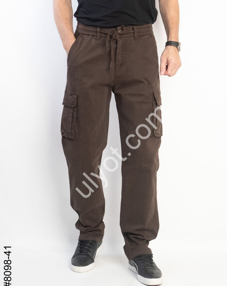 ШТАНИ (32-40) КАРГО КОРИЧНЕВИЙ 8098-41
