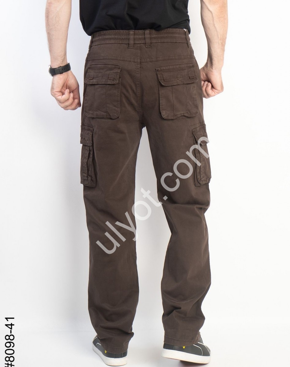 ШТАНИ (32-40) КАРГО КОРИЧНЕВИЙ 8098-41