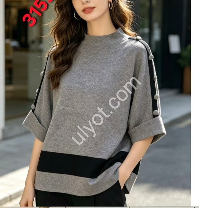 СВИТЕР (ONE SIZE 48-54) МИКС 3159