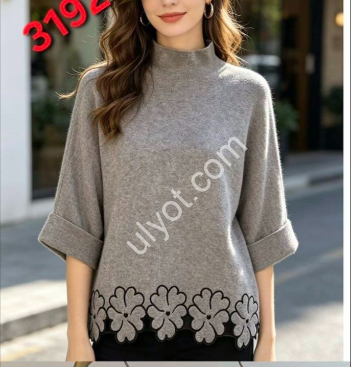 СВИТЕР (ONE SIZE 48-54) МИКС 3192