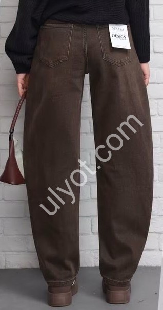 ДЖИНСИ M.SARA (XS-XL) Т.КОРИЧНЕВИЙ 1226-60