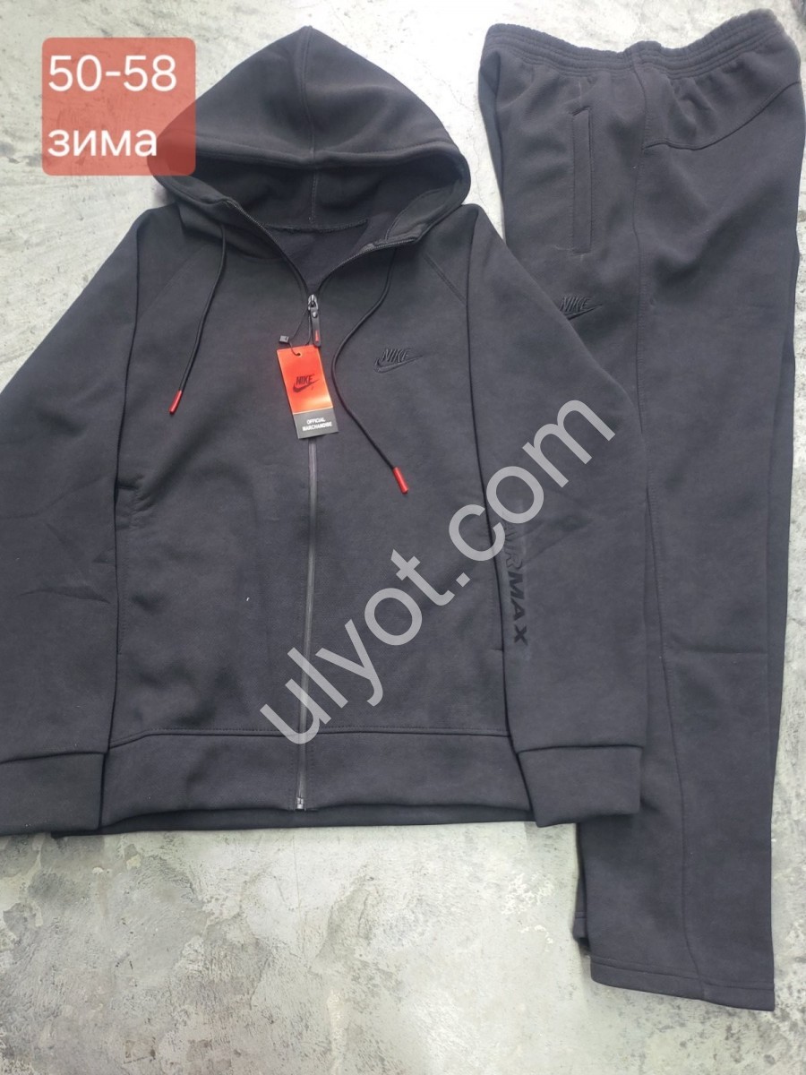 СПОРТ.КОСТЮМ N02 (50-58) ФЛІС ПРЯМИЙ ЧОРНИЙ