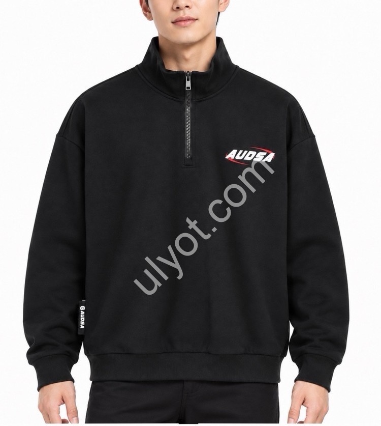 КОФТА AUDSA (S-2XL) ФЛІС ЧОРНИЙ 0002