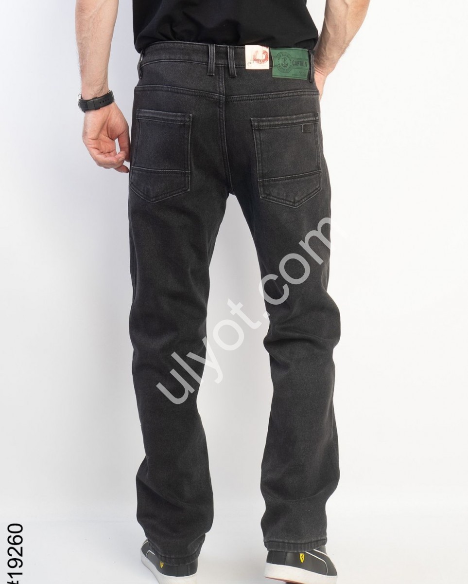 ДЖИНСЫ CAPTAIN (29-38) ГРАФИТ 19260
