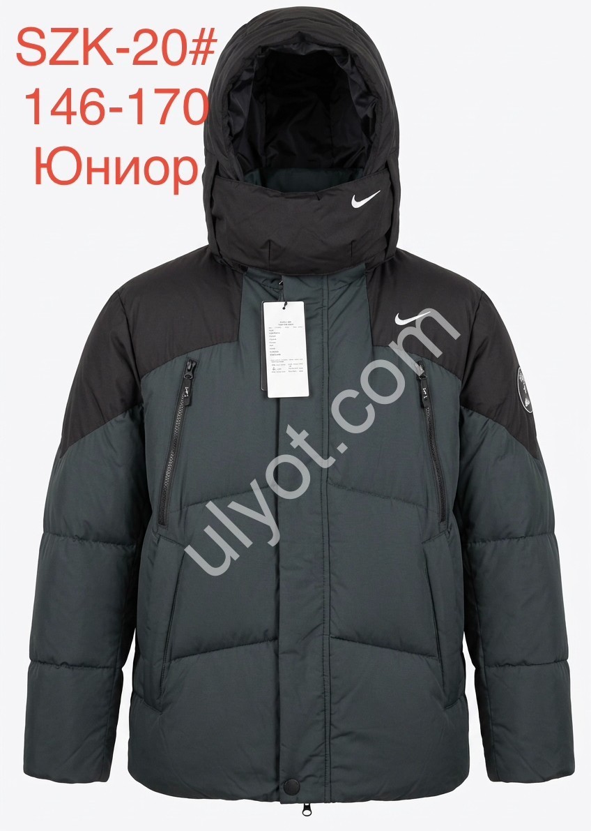 КУРТКА N02 (11-16ЛЕТ) Т.ЗЕЛЕНЫЙ SZK-20