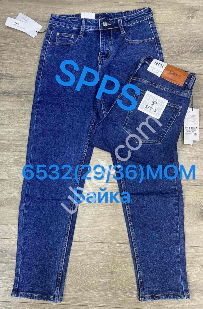ДЖИНСЫ SPPS (29-36) БАЙКА СИНИЙ 6532