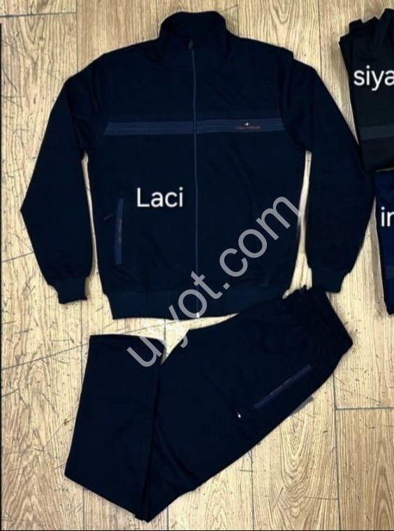CПОРТ.КОСТЮМ ТОМ ПАРКЕР (L-3XL) БАЙКА ПРЯМОЙ Т.СИНИЙ 6469