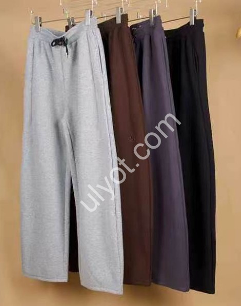 ШТАНИ JJF (L-4XL) МІКРОМІХ ПРЯМИЙ ЧОРНИЙ 7801