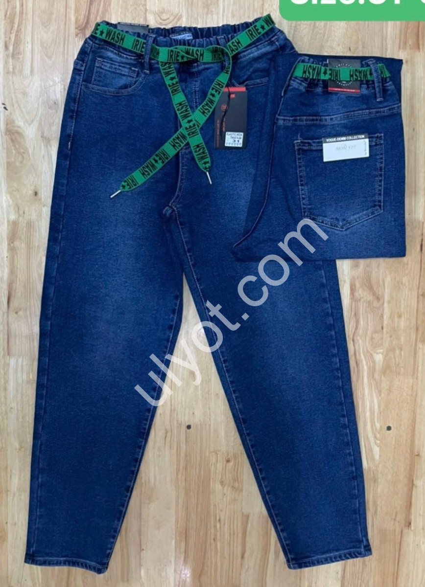ДЖИНСИ RELUCKY (31-38) БАЙКА Т.СИНІЙ TM0576-8