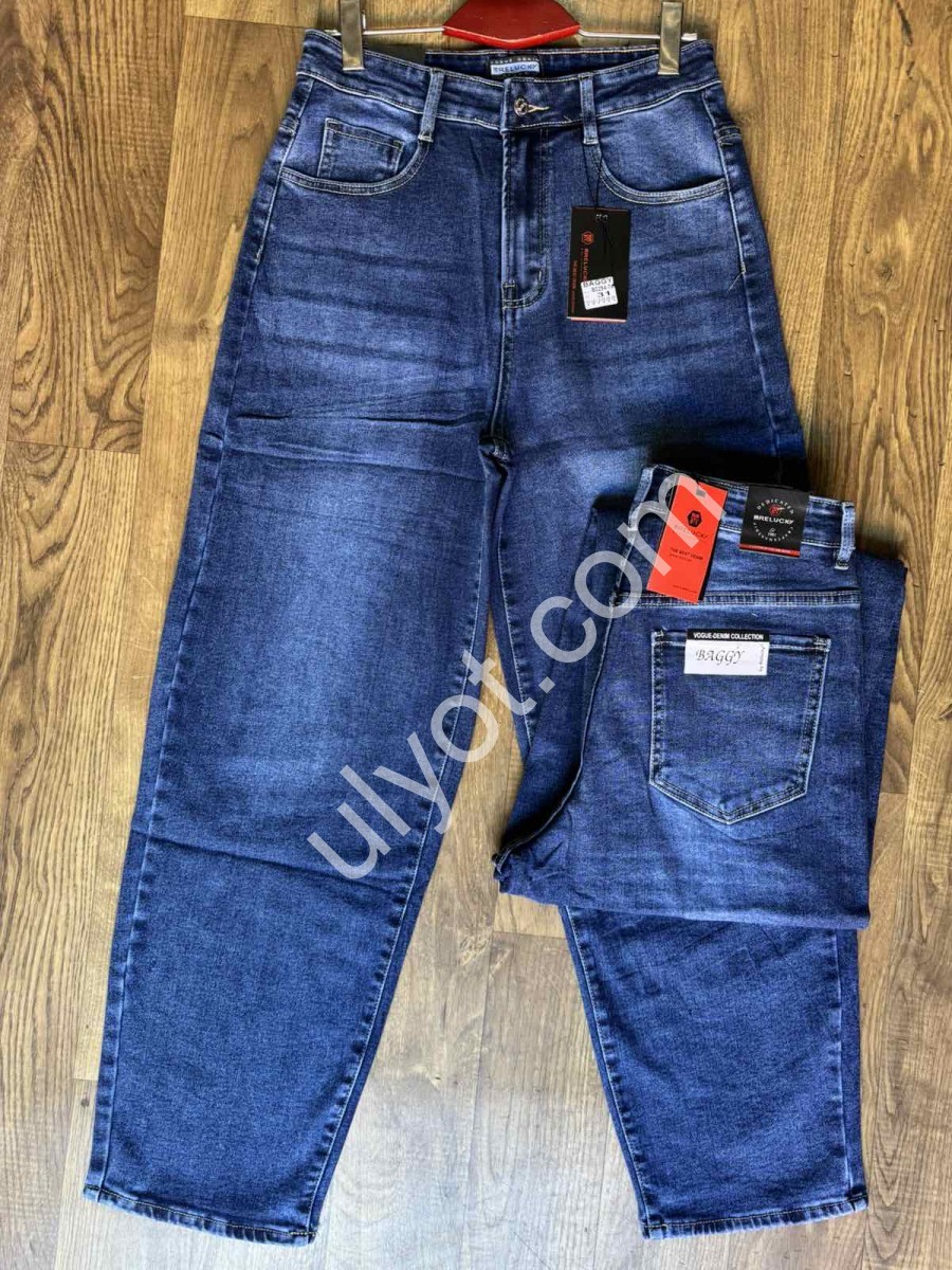 ДЖИНСЫ RELUCKY (31-38) БАЙКА СИНИЙ 0294-7
