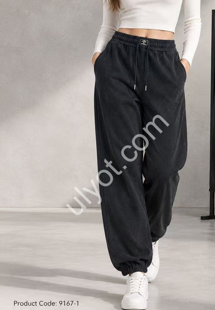 ШТАНИ (2XL-5XL) БАЙКА МАНЖЕТ МІКС 9167-1