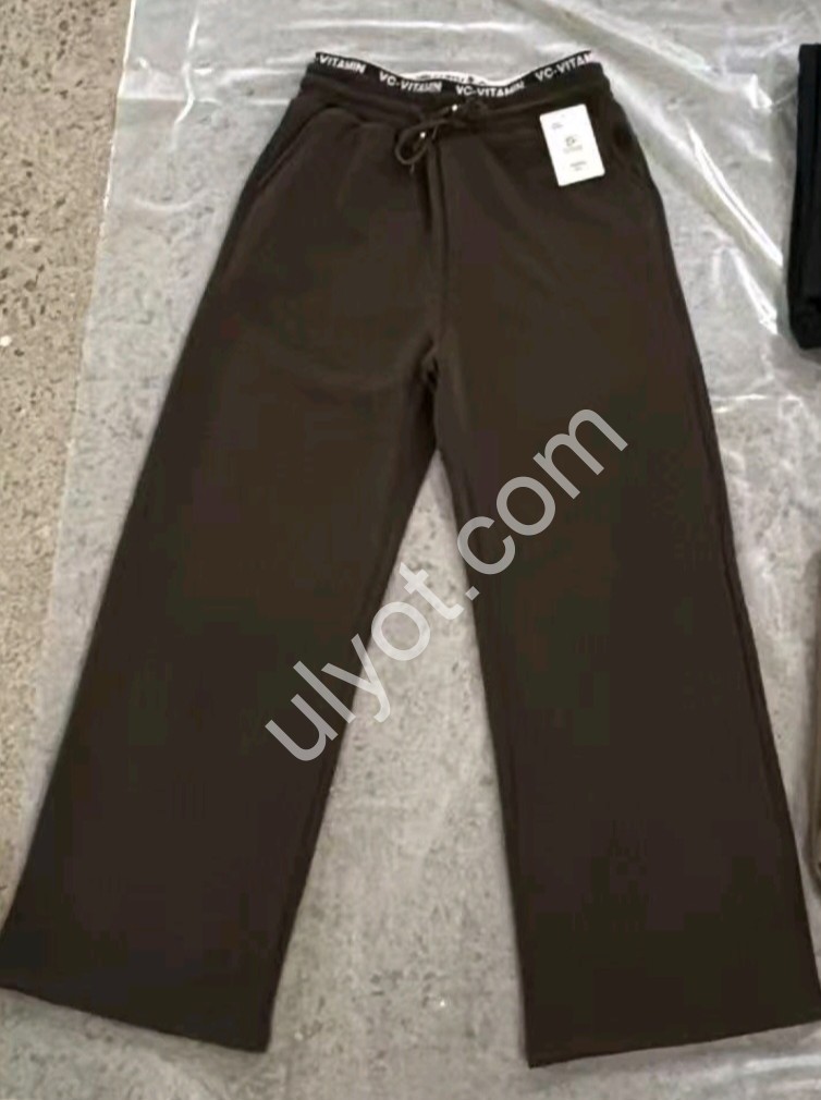 ШТАНЫ (M-2XL) ФЛИС ПРЯМОЙ БЕЖ 8005