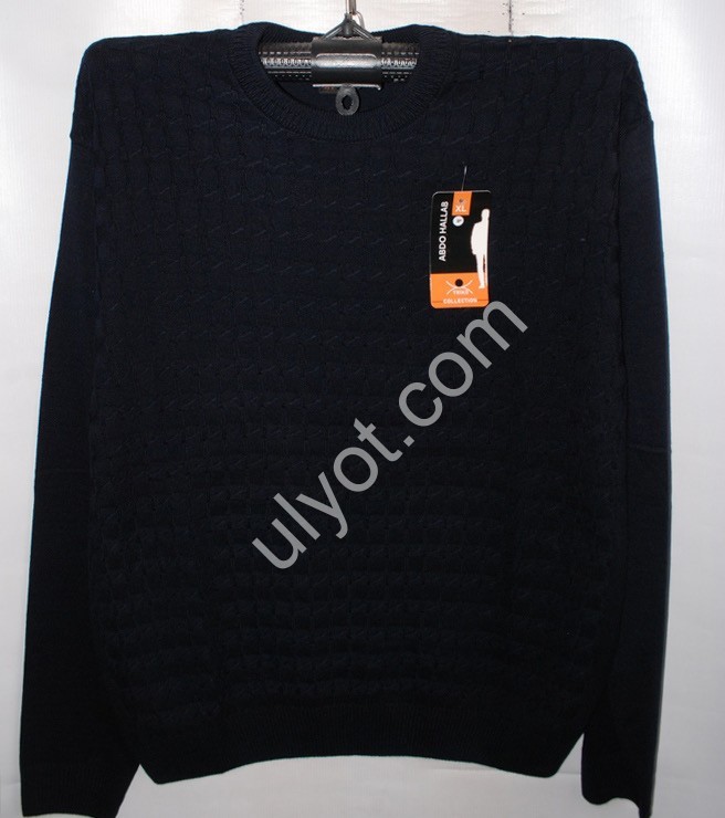 СВИТЕР (2XL-4XL) Т.СИНИЙ M608